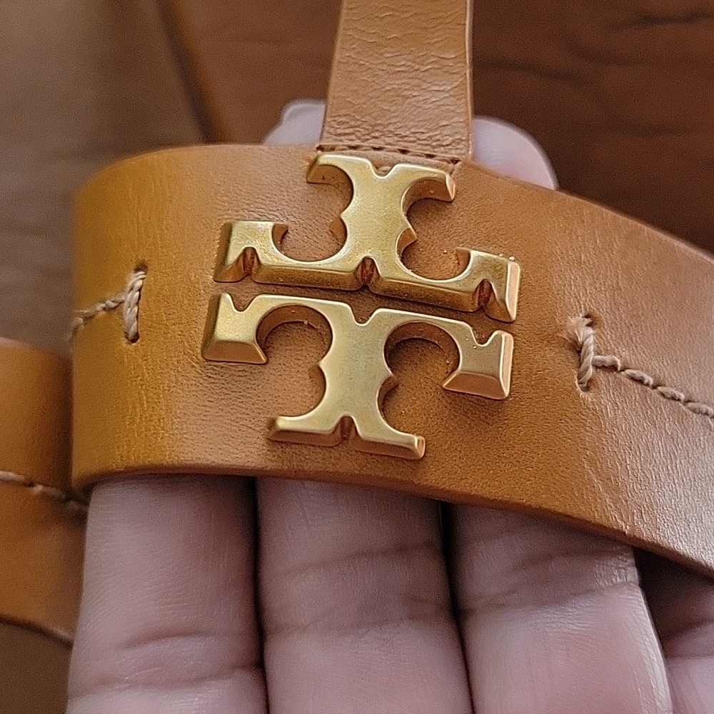 Tory Burch Brown Leather Sandals - Picture 4 of 11
